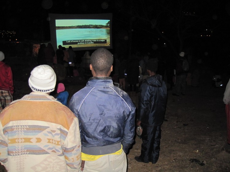 Siyakhona mobile cinema community screening