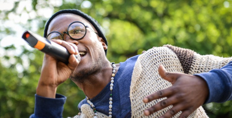 Sledge performing at Shake The Dust in Morija